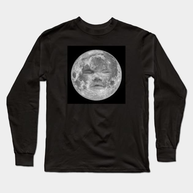 Baby Moon Long Sleeve T-Shirt by Maxo